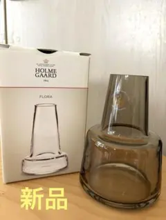 王室御用達 HOLMEGAARD FLORA スモークグレー フラワーベース北欧のサムネイル