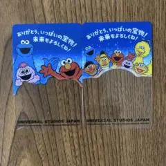 ユニバ　USJ エルモ　クリアカード　セサミストリート　モッピーのサムネイル