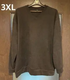 ユニクロ ソフトニットフリースVネックt 3XL レディース