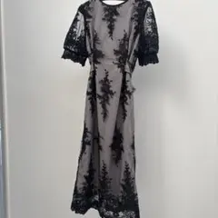 【epic day】総レース チャイナディテールドレス 結婚式 オケージョン