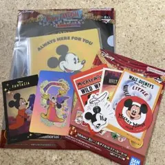 ディズニーファンタジア 一番くじ クリアファイル ステッカーセット