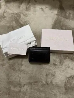 JIMMY CHOO 三つ折り財布 クロコ型押し スターのサムネイル