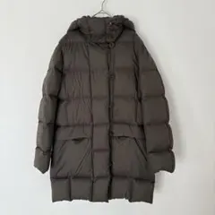 ユニクロU ウルトラライトダウン ロング コート カーキ UNIQLO