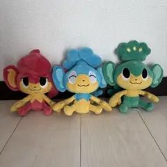 ポケモン バオップ　ヒヤップ　ヤナップ ポケドール　ぬいぐるみ　レア　希少