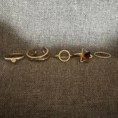 リング セット 指輪 ゴールド