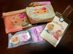 ダイソー・セリア　日焼けキティ　4点セット