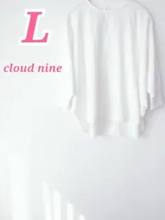 cloud nine クラウドナイン 花柄刺繍 ドルマンTシャツ オフホワイトのサムネイル