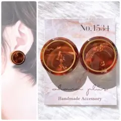 No.1534 ハンドメイドアクセサリー レジンピアス イヤリング