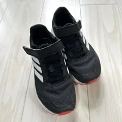 12月29日まで！adidas キッズスニーカー　ブラック　19.5cm