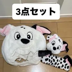 101匹わんちゃん ファンキャップ ヘアバンド パスケース 3点セット