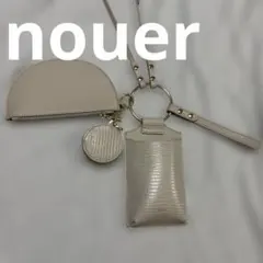 美品　ヌエール nouer スマホショルダー スマホポーチ ポーチ付き ベージュ