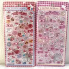 【正規品】サンリオ第2弾 ボンボンドロップシール キティ2種類