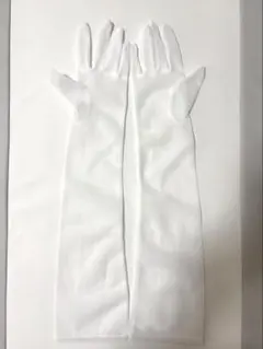 ホワイト ロングウェディンググローブ