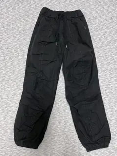 美品◾️ピンクラテ　ワークパンツ　L 黒のサムネイル