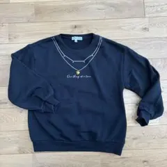 GLOBAL WORK ブラック トレーナー 130