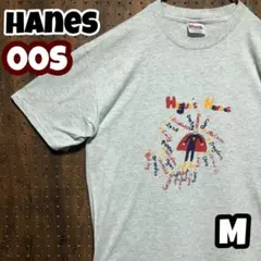 Y*送様 00s ヘインズ　グレー　Tシャツ　M TC67