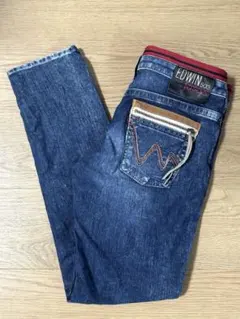 EDWIN 503 Jerseys ダークブルー　デニムパンツ S ストレッチ