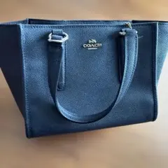 COACH ネイビー ハンドバッグ