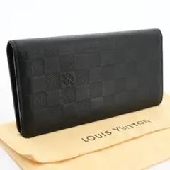 新型✨ルイヴィトン　ポルトフォイユブラザ　ダミエアンフィニ　長財布　黒