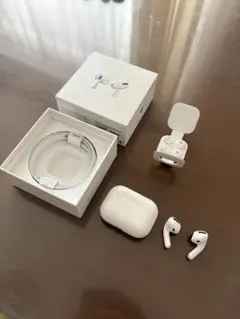 AirPods Pro本体 充電ケース&箱付き＊左側不具合あり