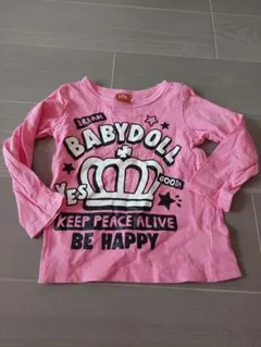 BABYDOLL ピンク Tシャツ 100