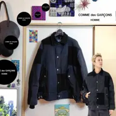 25AW COMME des GARCONS HOMMEパッチワークジャケットのサムネイル