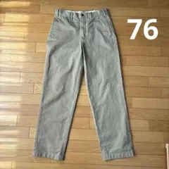 ユニクロ　チノパン　ベージュ　76