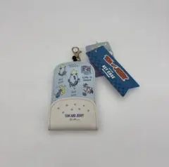 新品未使用　トムとジェリー キーケース 水色