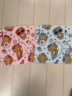 サンリオ　日焼けキティ ハンドタオル2枚セット　海水浴柄　アベイル新作　新品