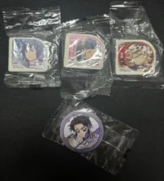 鬼滅の刃×くら寿司 冨岡義勇 胡蝶しのぶ 童磨 栗花落カナヲ 消しゴム 缶バッジ