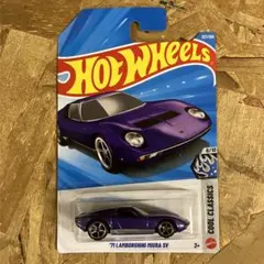 ホットウィール　'71 ランボルギーニ ミウラ SV メタリックパープルのサムネイル