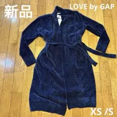 LOVE by GAP ネイビー フリースローブのサムネイル