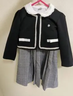 女の子 入学式 フォーマル POLO ボレロ 110 シャツワンピース100