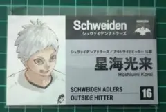 ハイキュー!! ファンパーク 名刺カード 星海光来