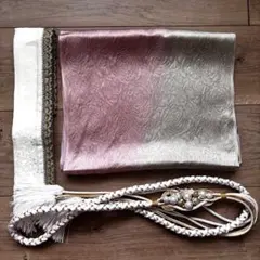 着物 振袖小物3点セット 帯揚げ・重ね衿・帯締め 京都きもの友禅 成人式