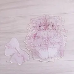 桃豆こまもち みるくちゃん アクリルスタンド 未開封 - メルカリ