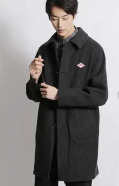 超特価！！未使用品！！ ダントン ウールモッサ シングルコート チャコール