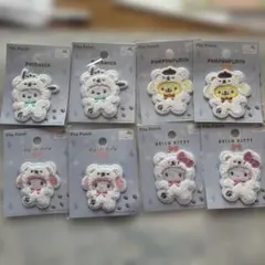 サンリオ　ふわふわスノーパイルワッペン