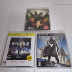中古 Destiny バトルフィールド 3 バイオハザード5 PS3 ソフト