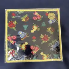 フェイラー★ハイジフレンズフォレスト　ネイビー✖️イエロー　ハンカチ