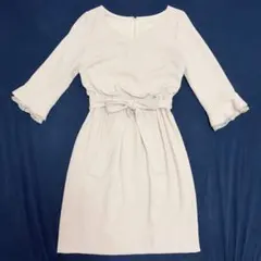 きれいめ PROPORTION BODY DRESSING 七分袖ワンピース