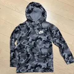 Nike フード付き長袖カットソー カモフラージュ