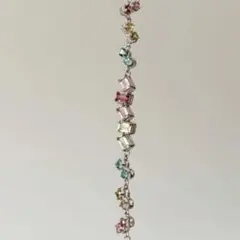 バイカラートルマリン ブレスレット シルバー925 - メルカリ