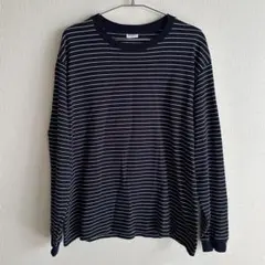 ORCIVAL ネイビー/ホワイト　ボーダーシャツ