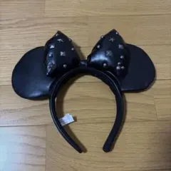 スタッズ付き　ディズニーミニーマウスカチューシャ