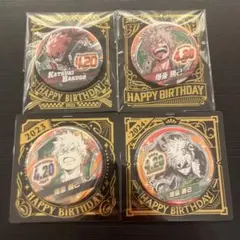 爆豪勝己 バースデー缶バッジ 2021 2022 2023 2024