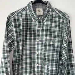 【グローバルワーク】ボタンダウンＬ　チェック柄　綿100％
