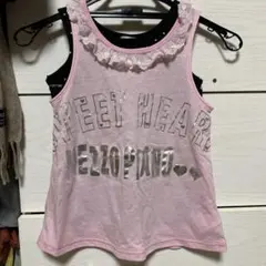 mezzo piano ノースリーブタンクトップ 120