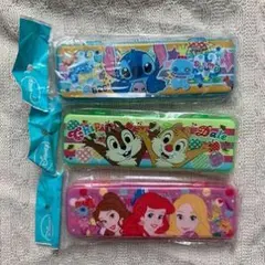 ディズニーデザイン筆箱3個セット