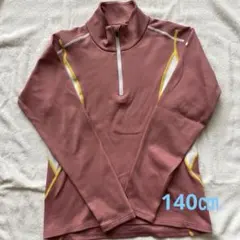 DESCENTE スキーウェア ハーフジップ ピンクのサムネイル